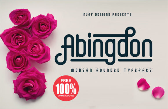 Abingdon Display Typeface for Editorial Design
