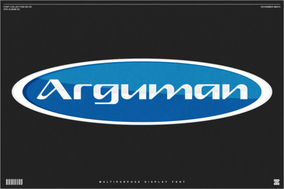 Arguman Typeface: Modern Retro-Futuristic Display Font for Web Design