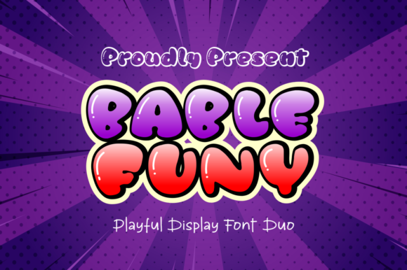 Bable Funy Typeface: A Playful Display Font for Branding