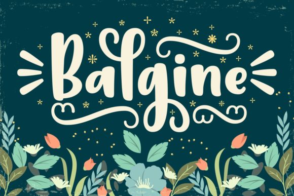 Balgine: A Trendy Display Font for Elevated Branding