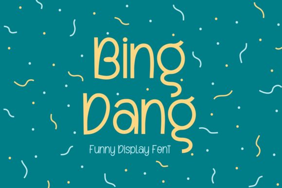 Bing Dang Display Font for Modern Brand Identity