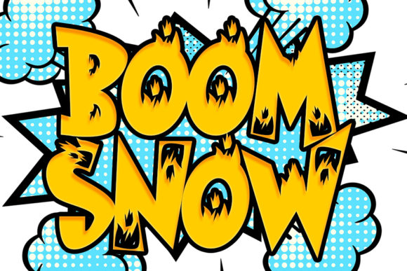 Boom Snow Font Review: Bold Display for Creative Projects