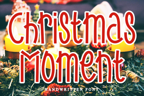 Christmas Moment Typeface for Holiday Campaigns