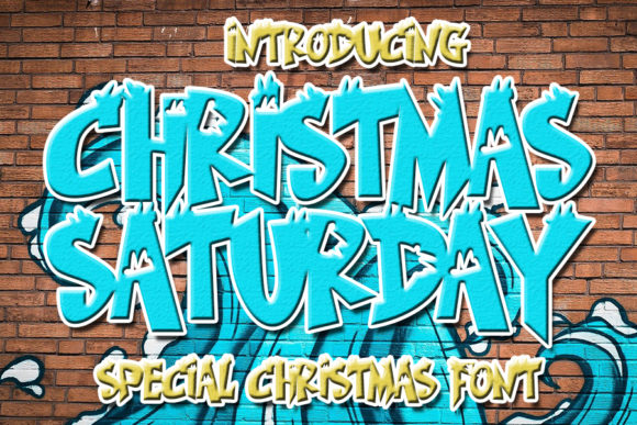 Christmas Saturday Font Review: A Bold Display Typeface for Playful Branding