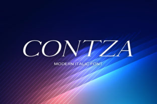 Contza: A Modern Sans Serif Typeface for Crafters and Brand Designers