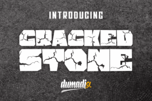 Cracked Stone: The Uppercase Display Font for Bold Editorial Design