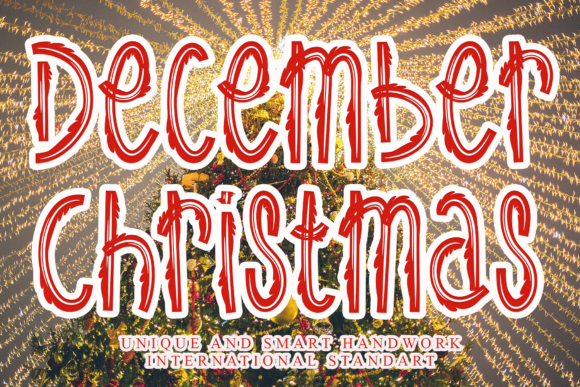 December Christmas Typeface Review for Seasonal Branding
