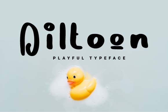 Diltoon: The Balanced Display Font for Clearer Campaign Visuals