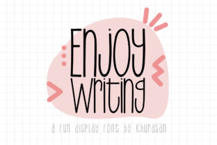 Enjoy Writing: The Cute Whimsical Display Font for Scroll-Stopping Campaigns