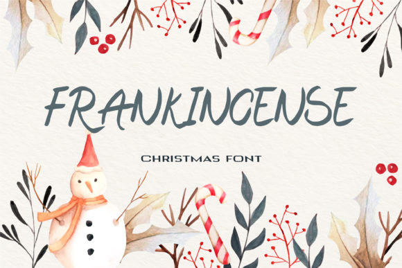 Frankincense: A Refined Display Font for Editorial Design