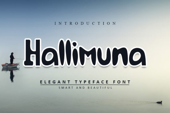 Hallimuna Display Font for Modern Editorial Design