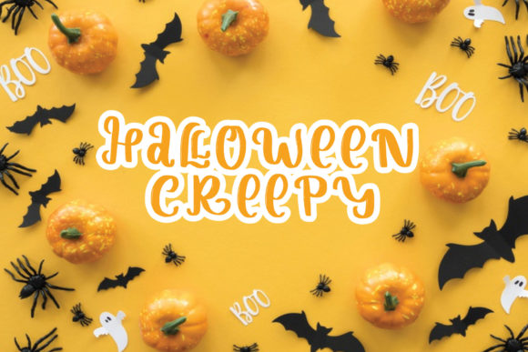 Halloween Creepy Typeface for Spooky Editorial Design