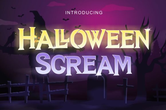 Halloween Scream: A Display Font for Editorial and Event Design