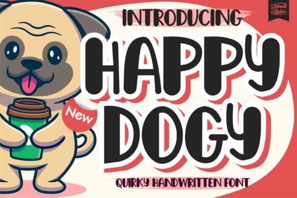 Happy Dogy: A Quirky Display Font for Playful Brand Identity