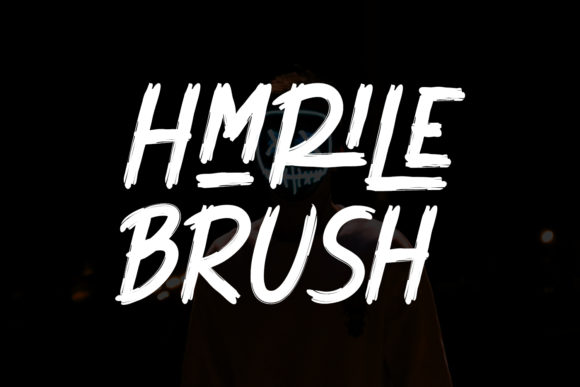 Hmrile Brush Typeface Review for Urban Editorial Design