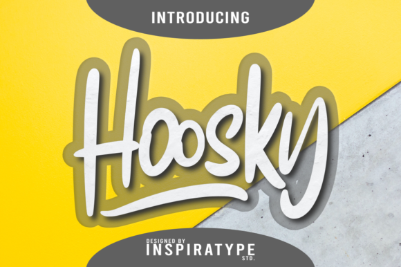 Hoosky: A Quirky Display Font for Editorial Branding