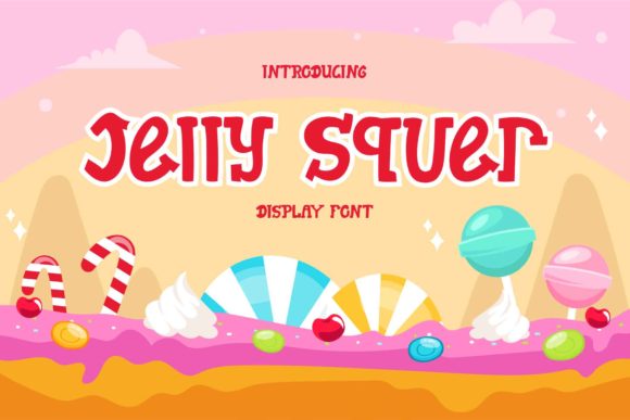 Jelly Squer: The Cute Display Font for Bright Branding