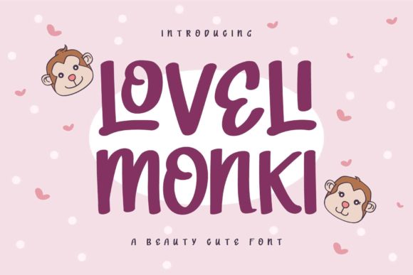 Loveli Monki: The Playful Display Font for Engaging Web Design