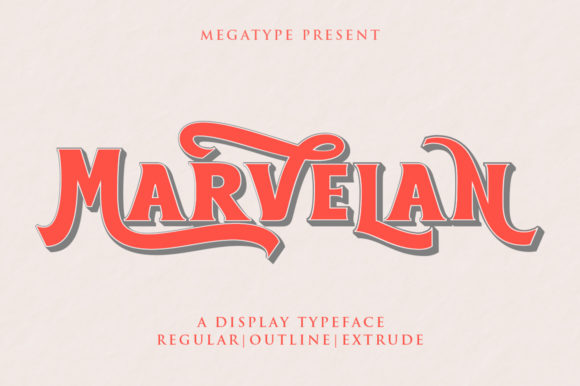 Marvelan: The Bold Display Font for Standout Brand Identity