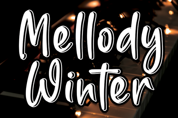 Mellody Winter Typeface Review for Editorial Design