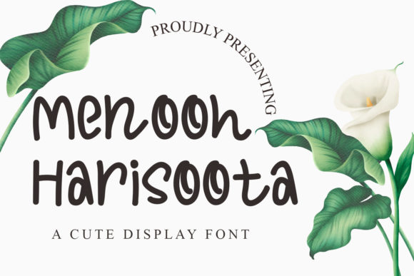 Menooh Harisoota: The Playful Display Font for Joyful Campaigns