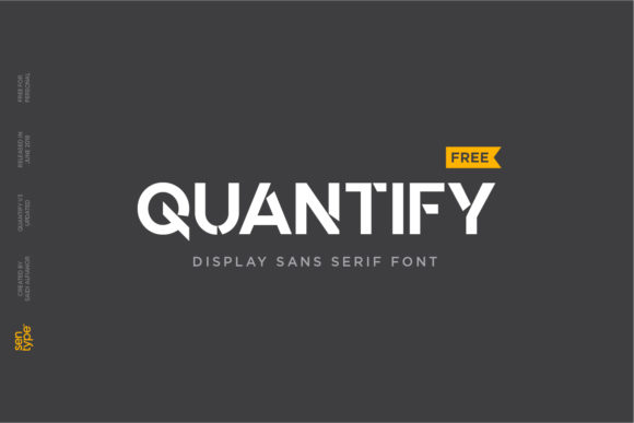Quantify: The Bold Display Font for Modern Projects