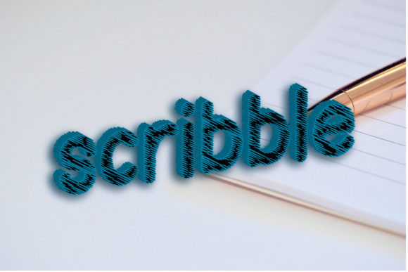 Scribble Display Typeface for Trendy Social Campaigns