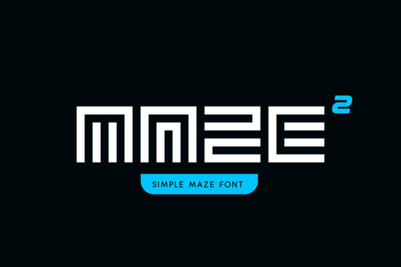 SimpleMaze: A Futuristic Display Font for Modern Web Branding