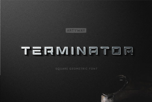 Terminator Typeface: Bold Display Fonts for Handmade Branding