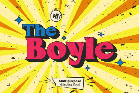 The Boyle: A Vintage Display Font for Bold Campaign Graphics