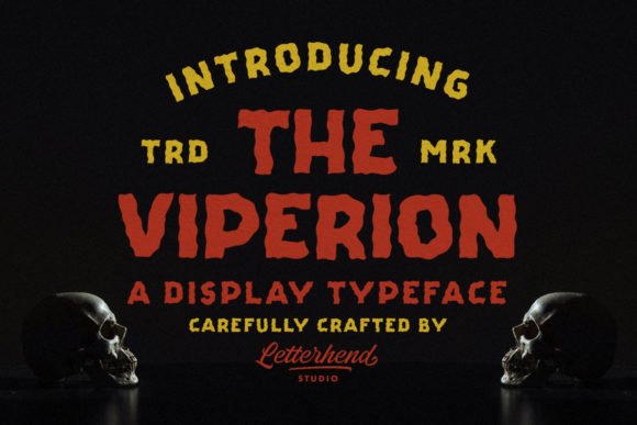 The Viperion Typeface Review: Injecting Bold Spooky Energy into Brand Identity