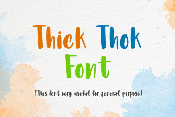 Thick Thok Display Font for High-Impact Campaign Headlines