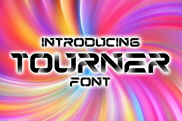 Tourner: The Techno Display Font for Modern Brand Identity
