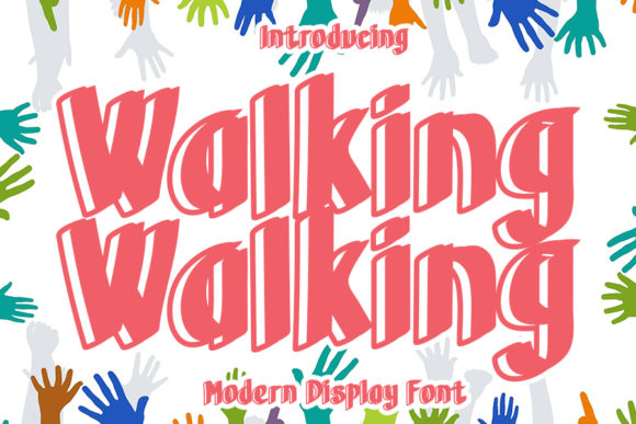 Walking Walking Typeface Review for Modern Brand Identity